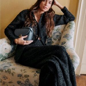 Sezane Black Fausto Pants. NWT